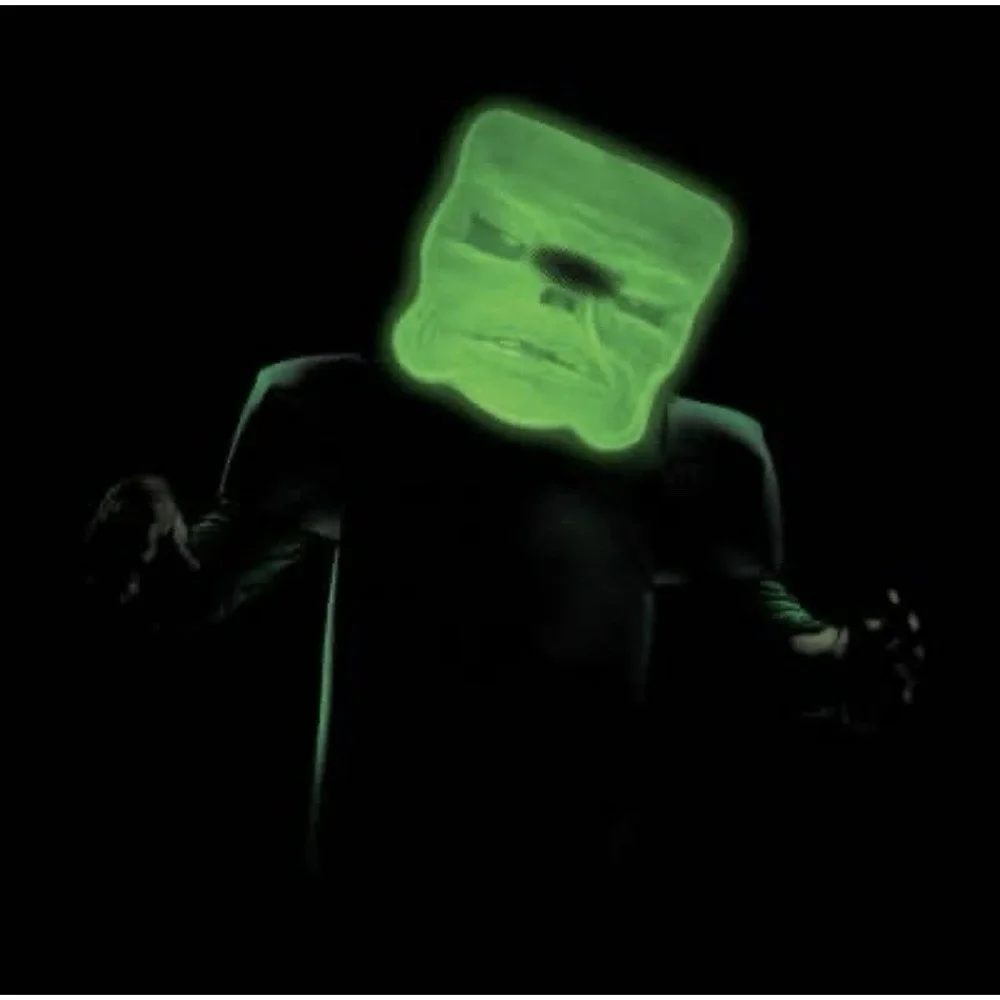 Minecraft Movie ZOMBIE Jumpsuit Costume Size S 4-6 Mask‎ Glows NIP Unisex